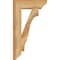 Ekena Millwork Balboa Slat Rough Sawn Bracket, Western Red Cedar, 4"W x 16"D x 28"H BKT04X16X28BOA06RWR - alternate 2